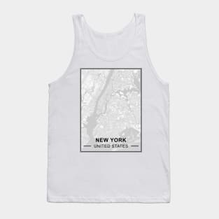 New York City Map Tank Top